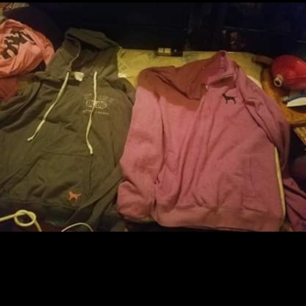 2 size large PINK brand hoodie/Sweaters